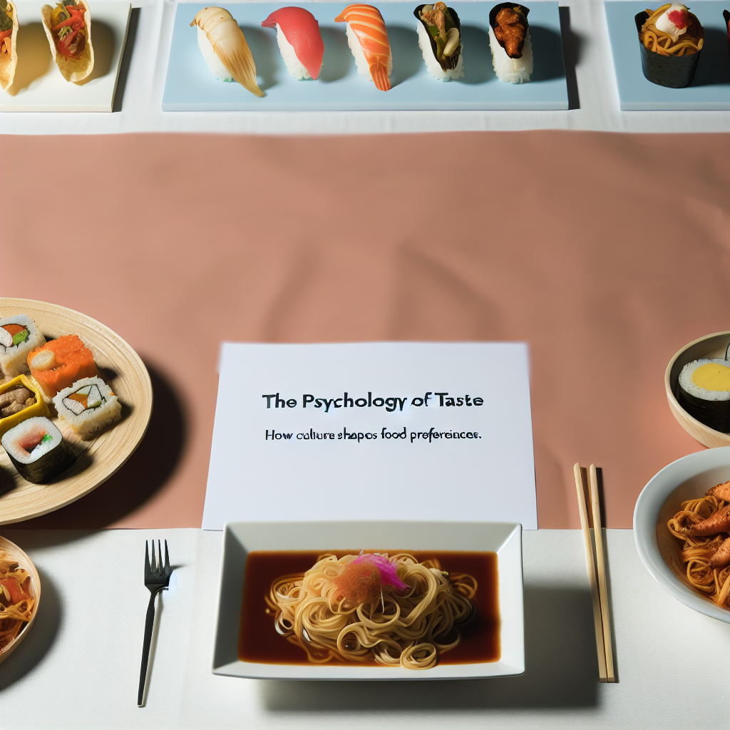 The Psychology of Taste
